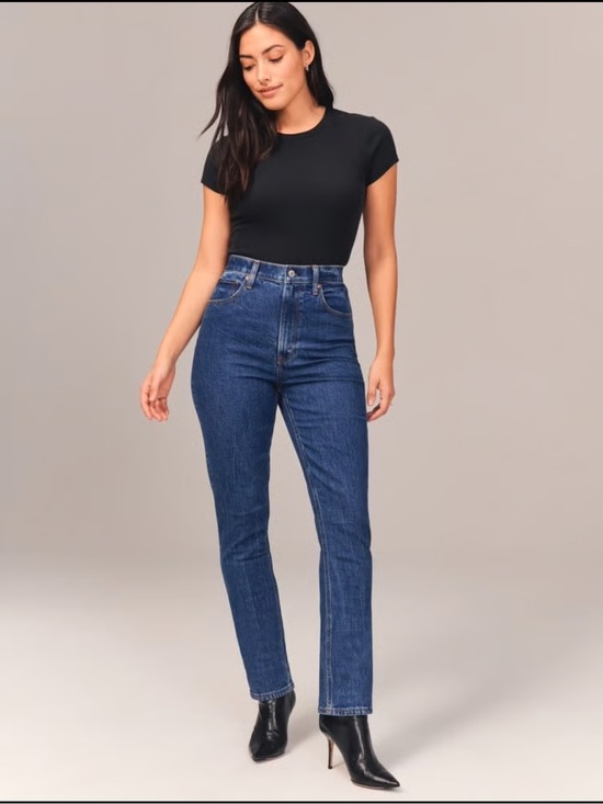 Abercrombie & Fitch Denim - Abercrombie & Fitch Women’s The Slim Straight Ultra High Rise Blue Jeans